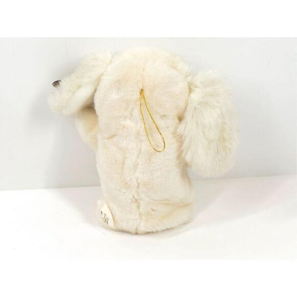 Vintage 24k Polar Puff Cream Dog Puppy Hand Puppet Collectable NWT - Picture 3 of 5